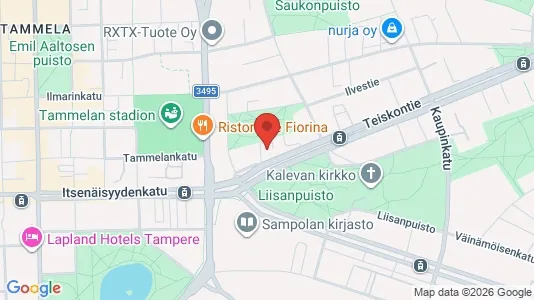 Apartments for rent i Tampere Keskinen - kort over placeringen