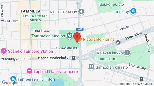 Apartments for rent i Tampere Keskinen - kort over placeringen