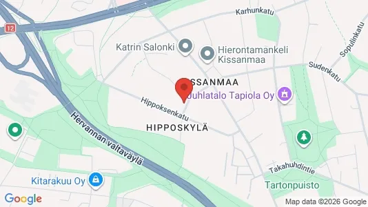 Apartments for rent i Tampere Keskinen - kort over placeringen