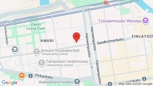 Apartments for rent i Tampere Keskinen - kort over placeringen