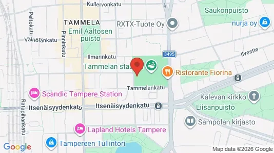 Apartments for rent i Tampere Keskinen - kort over placeringen