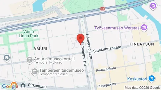 Apartments for rent i Tampere Keskinen - kort over placeringen