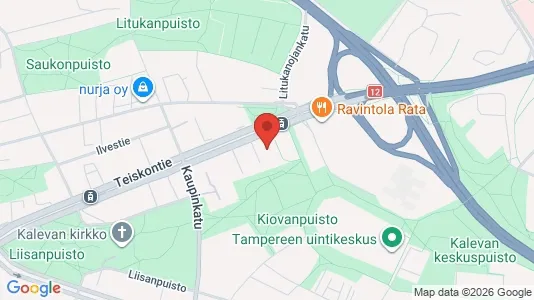 Apartments for rent i Tampere Keskinen - kort over placeringen
