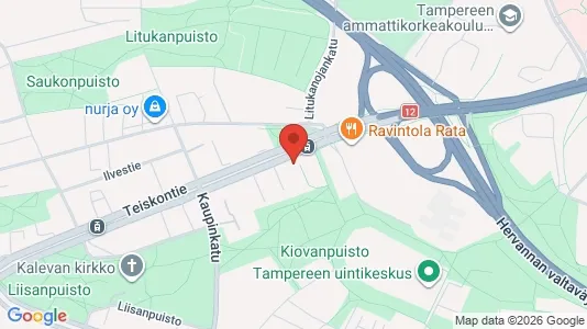 Apartments for rent i Tampere Keskinen - kort over placeringen