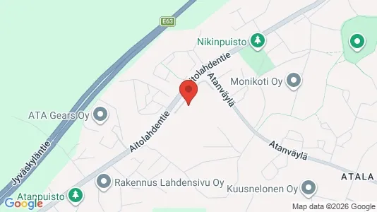 Apartments for rent i Tampere Koillinen - kort over placeringen