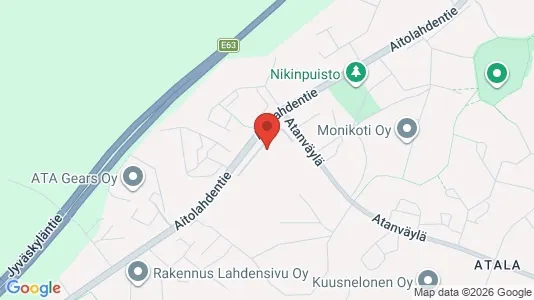 Apartments for rent i Tampere Koillinen - kort over placeringen