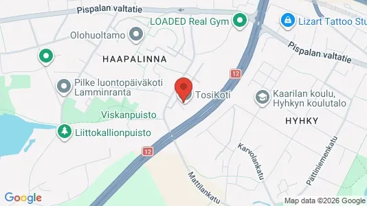 Apartments for rent i Tampere Keskinen - kort over placeringen
