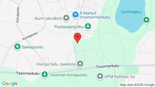 Apartments for rent i Tampere Lounainen - kort over placeringen