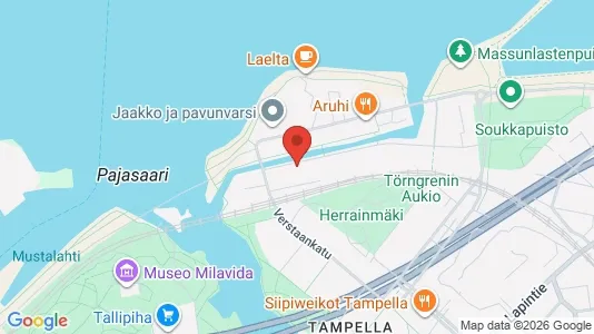 Apartments for rent i Tampere Keskinen - kort over placeringen