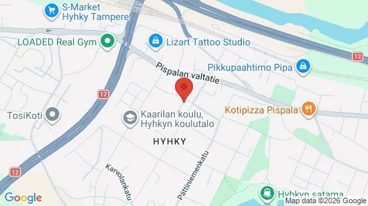Apartments for rent i Tampere Lounainen - kort over placeringen