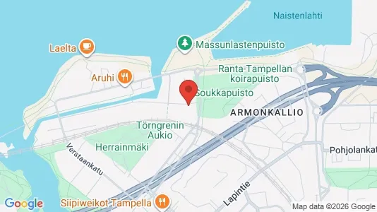 Apartments for rent i Tampere Keskinen - kort over placeringen