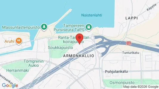 Apartments for rent i Tampere Keskinen - kort over placeringen