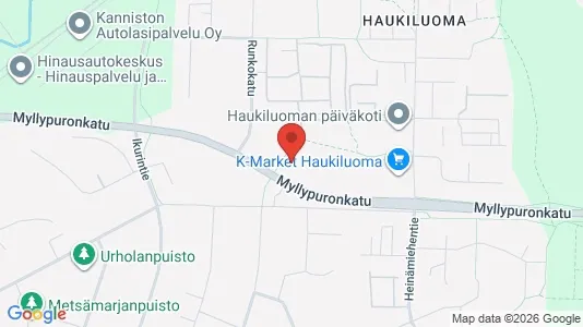Apartments for rent i Tampere Keskinen - kort over placeringen