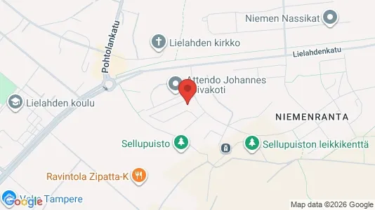 Apartments for rent i Tampere Luoteinen - kort over placeringen