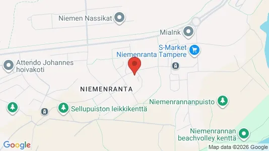 Apartments for rent i Tampere Luoteinen - kort over placeringen