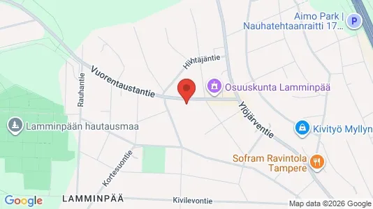 Apartments for rent i Tampere Lounainen - kort over placeringen