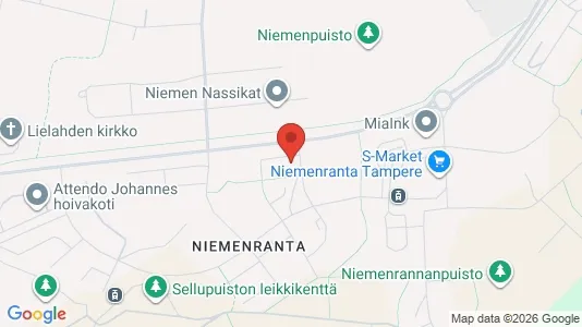 Apartments for rent i Tampere Luoteinen - kort over placeringen