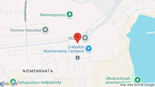 Apartments for rent i Tampere Luoteinen - kort over placeringen