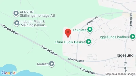 Apartments for rent i Hudiksvall - kort over placeringen
