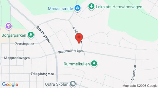 Apartments for rent i Hudiksvall - kort over placeringen