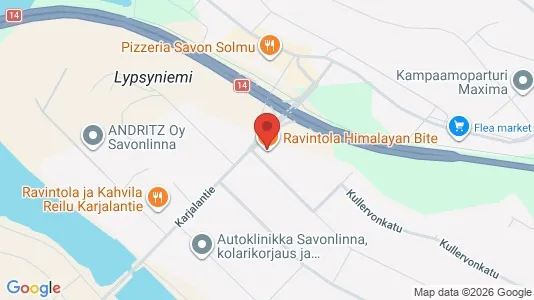 Apartments for rent i Savonlinna - kort over placeringen