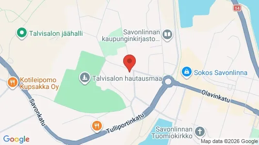 Apartments for rent i Savonlinna - kort over placeringen