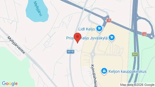Apartments for rent i Jyväskylä - kort over placeringen