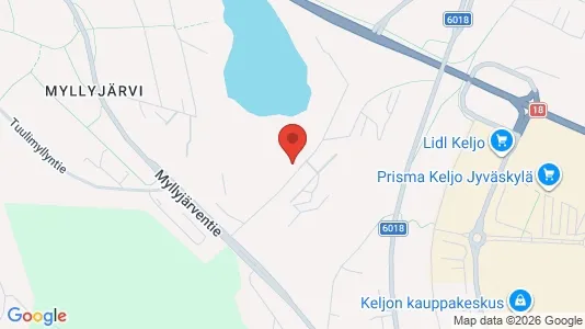 Apartments for rent i Jyväskylä - kort over placeringen