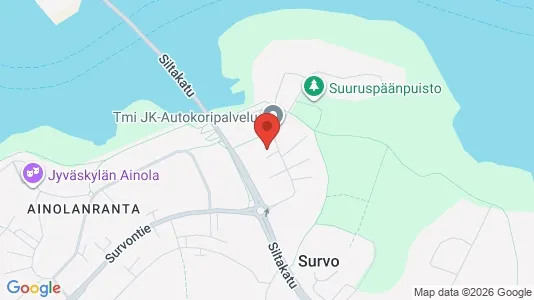 Apartments for rent i Jyväskylä - kort over placeringen