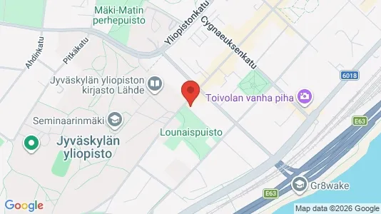 Apartments for rent i Jyväskylä - kort over placeringen