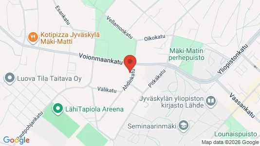 Apartments for rent i Jyväskylä - kort over placeringen
