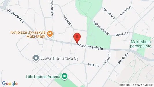 Apartments for rent i Jyväskylä - kort over placeringen