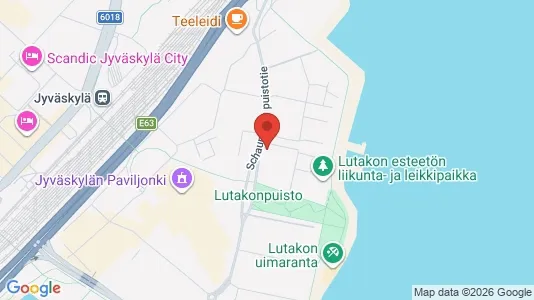 Apartments for rent i Jyväskylä - kort over placeringen