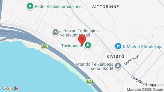 Apartments for rent i Jyväskylä - kort over placeringen