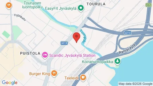 Apartments for rent i Jyväskylä - kort over placeringen