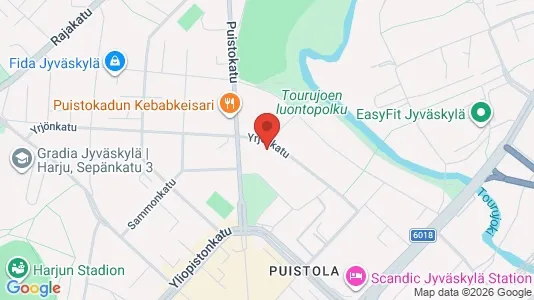 Apartments for rent i Jyväskylä - kort over placeringen