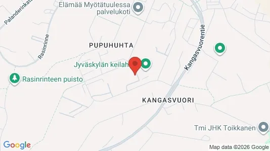 Apartments for rent i Jyväskylä - kort over placeringen