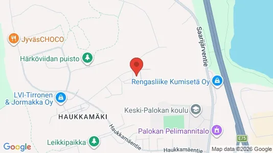 Apartments for rent i Jyväskylä - kort over placeringen