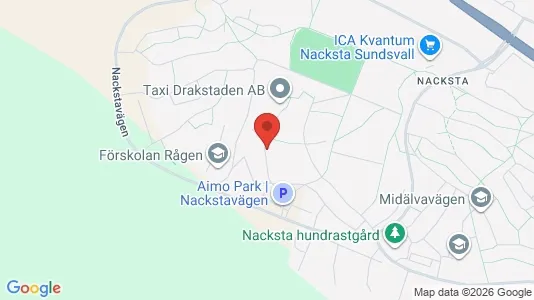 Apartments for rent i Sundsvall - kort over placeringen