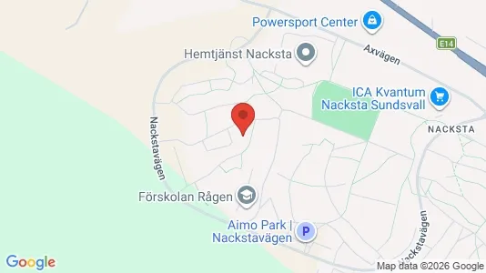 Apartments for rent i Sundsvall - kort over placeringen