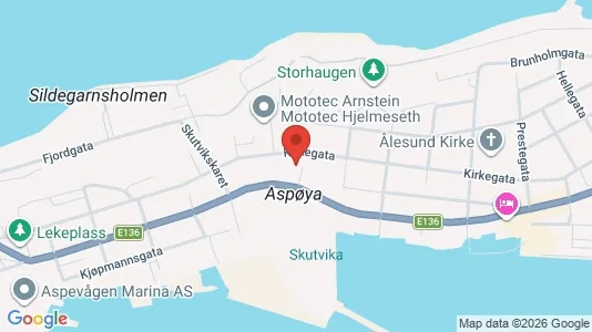 Apartments for rent i Ålesund - kort over placeringen