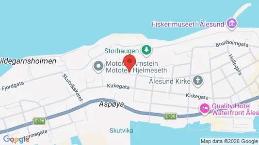 Rooms for rent i Ålesund - kort over placeringen