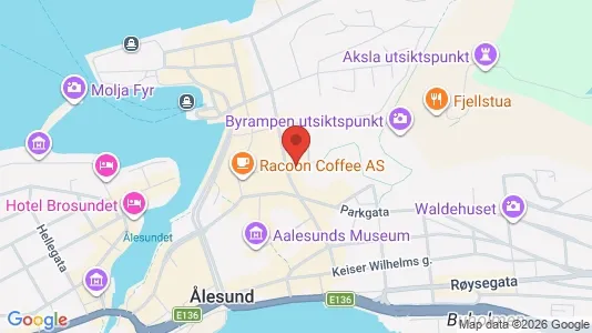 Apartments for rent i Ålesund - kort over placeringen