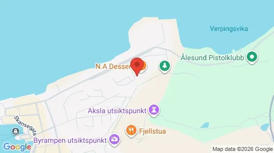 Rooms for rent i Ålesund - kort over placeringen