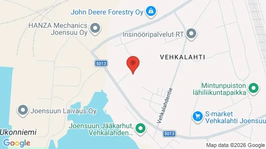 Apartments for rent i Joensuu - kort over placeringen