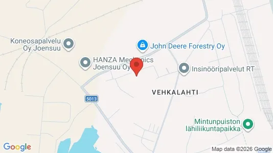 Apartments for rent i Joensuu - kort over placeringen