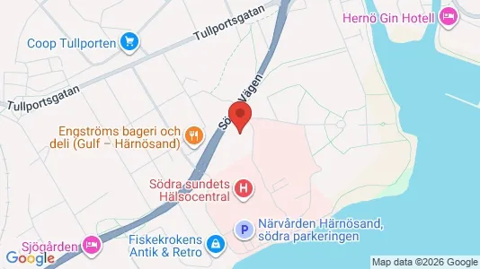 Apartments for rent i Härnösand - kort over placeringen