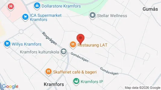 Apartments for rent i Kramfors - kort over placeringen