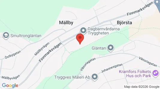 Apartments for rent i Kramfors - kort over placeringen