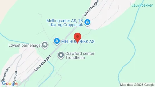 Apartments for rent i Melhus - kort over placeringen